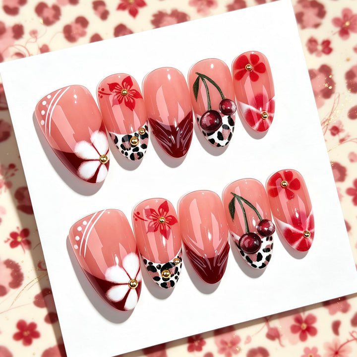 Decorative Press-On Nail Art Set 1790745935