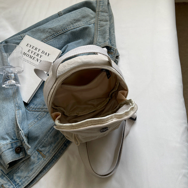 Compact Round Crossbody Bag
