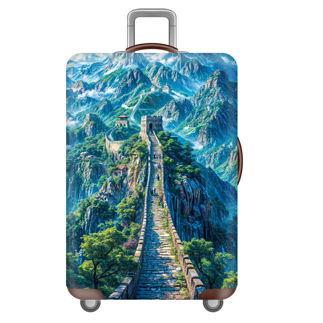 Unisex Hard Shell Suitcase with Dreamy Landscape Design Stornfield