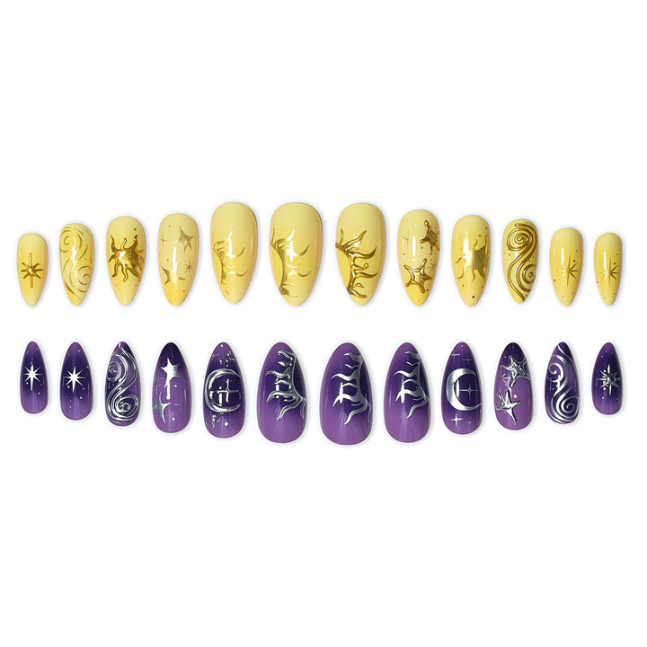 Artistic Abstract Nail Art Extensions Stornfield