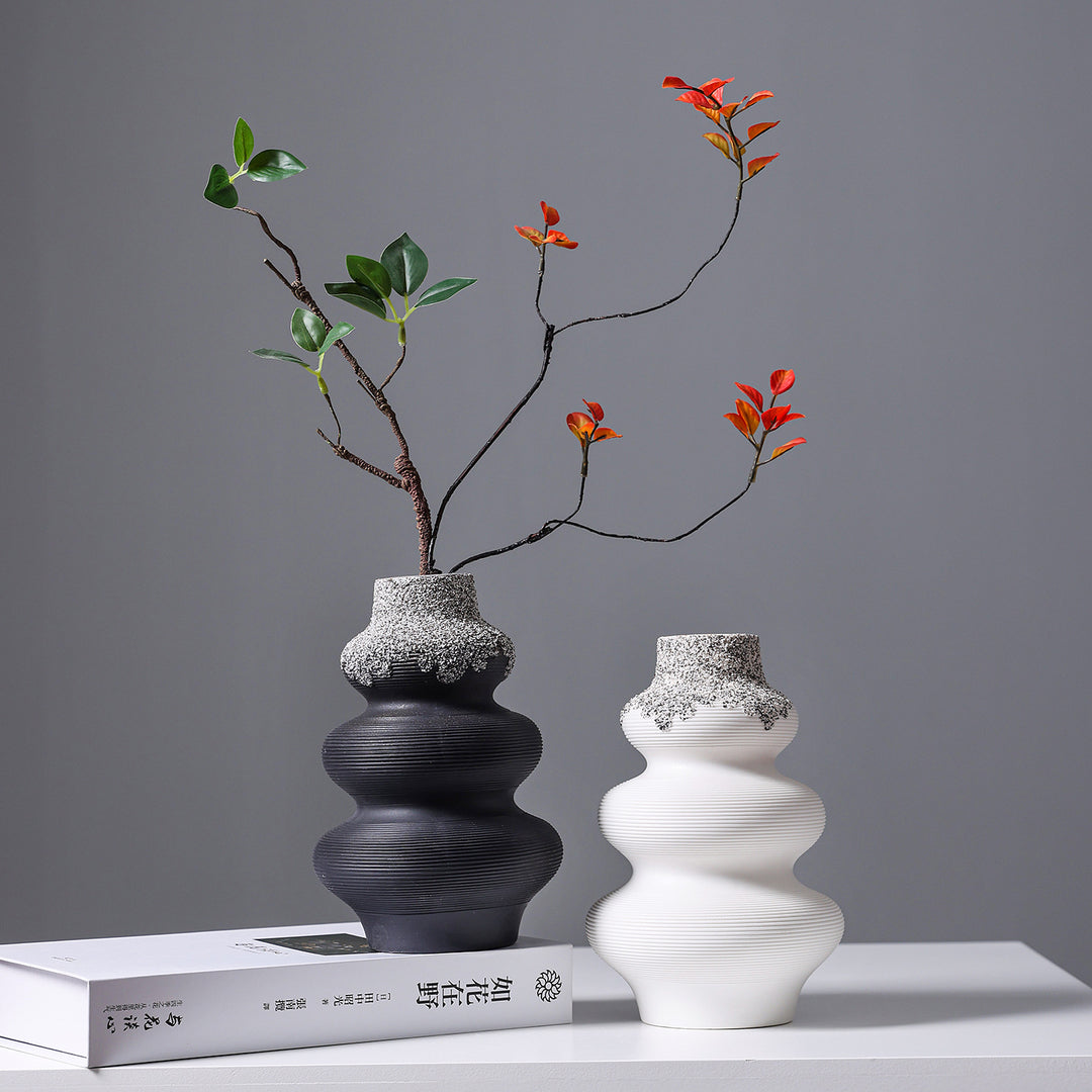Textured Ceramic Centerpiece