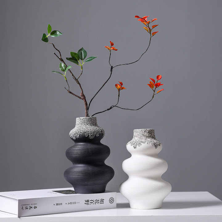Textured Ceramic Centerpiece
