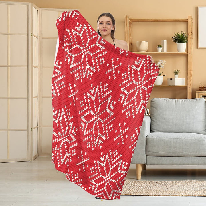 Cozy Halloween-Themed Fleece Blanket