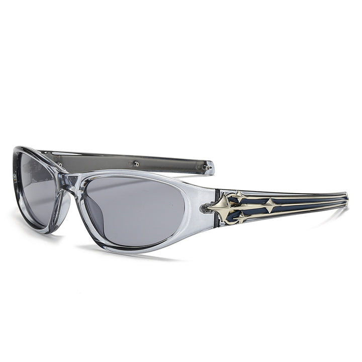 Women's sporty sunglasses in a modern design with a stylish metal frame Stornfield
