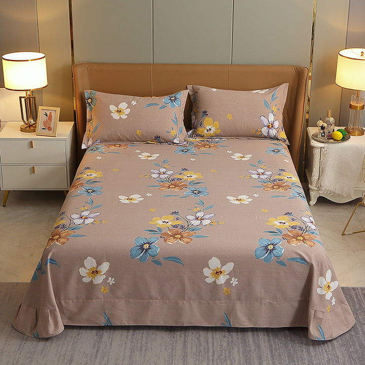 Floral Patterned Bed Cover Set