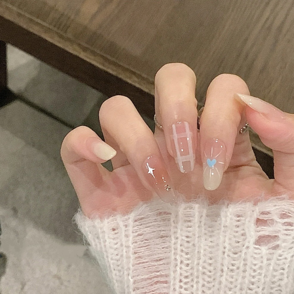 Elegant Artistic Press-On Nail Set