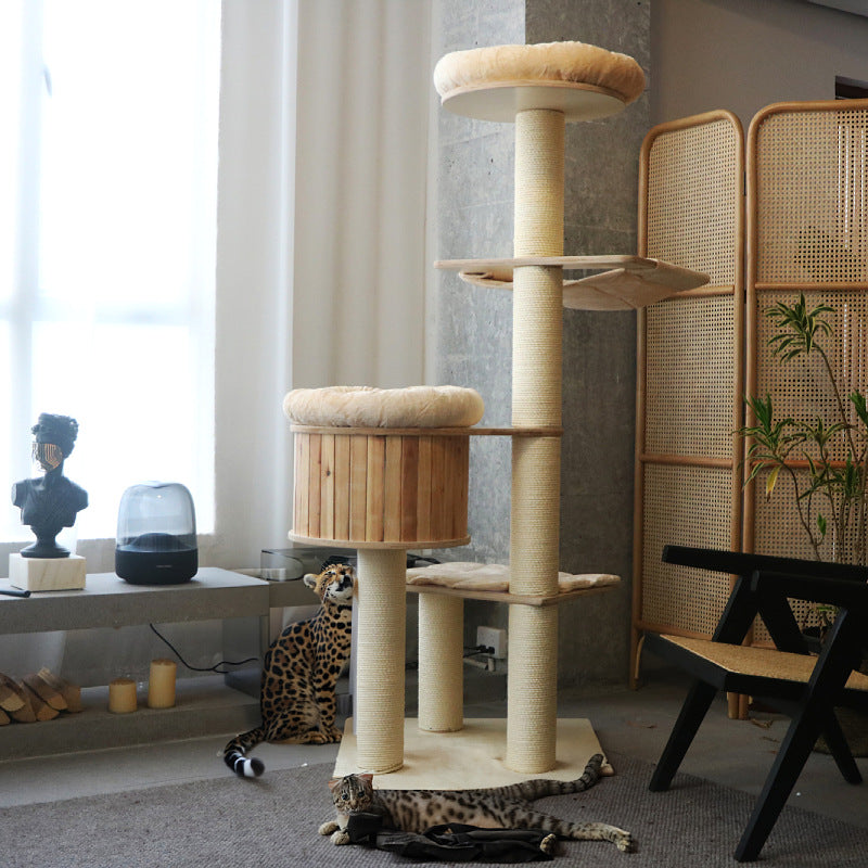 Cozy cat tree with multiple levels Stornfield