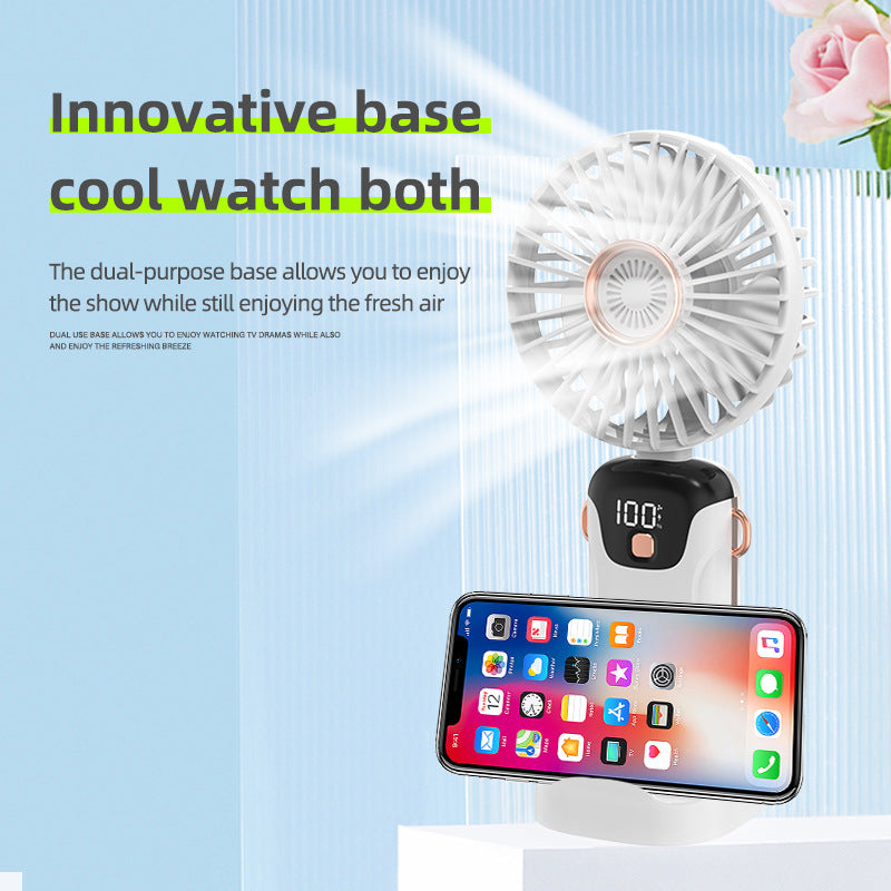 Unisex Portable Digital Handheld Mist Fan Stornfield