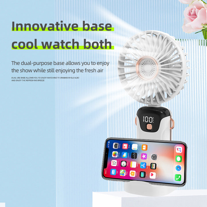Unisex Portable Digital Handheld Mist Fan Stornfield