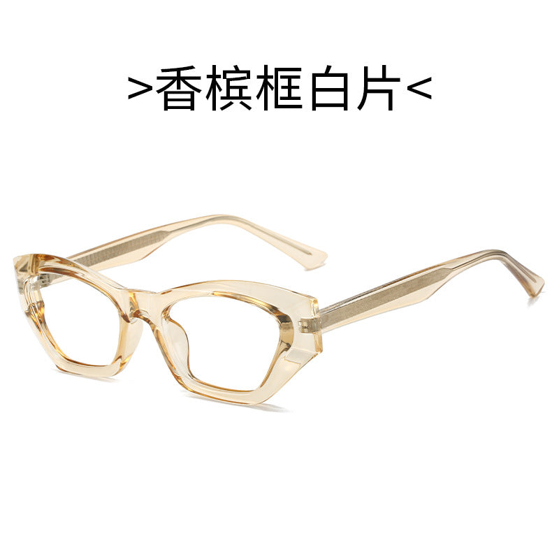 Ladies Cat-Eye Sunglasses with Modern Transparent Accents Stornfield
