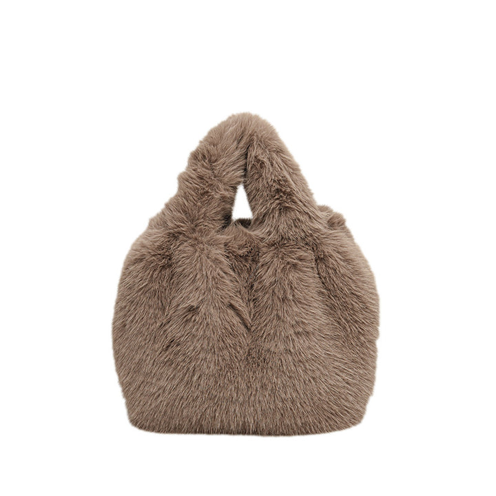 Soft Plush Hobo Bag