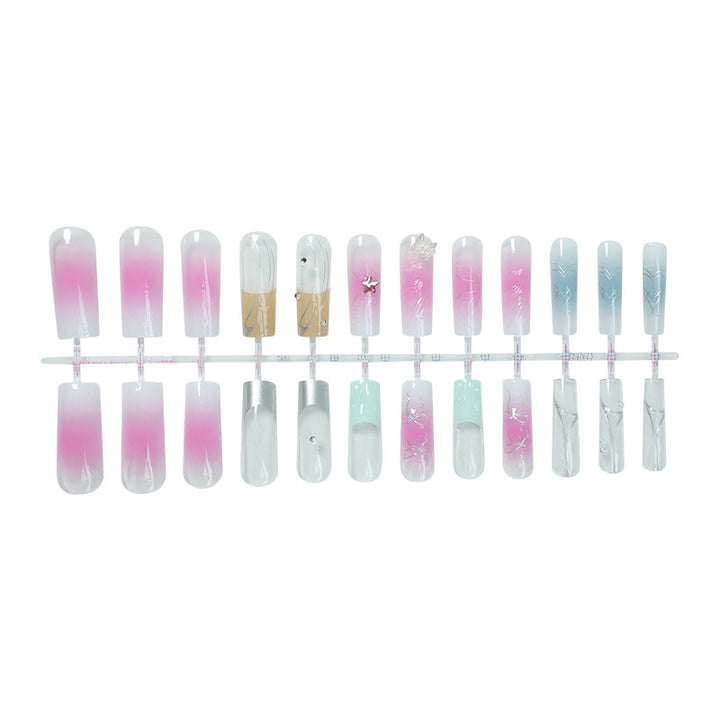 Gradient Press-On Nail Art Set Stornfield