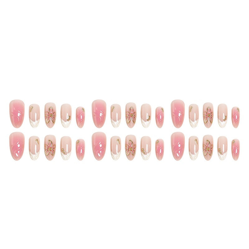 Floral Design Press-On Nail Set Stornfield