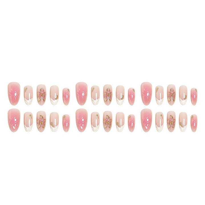 Floral Design Press-On Nail Set Stornfield