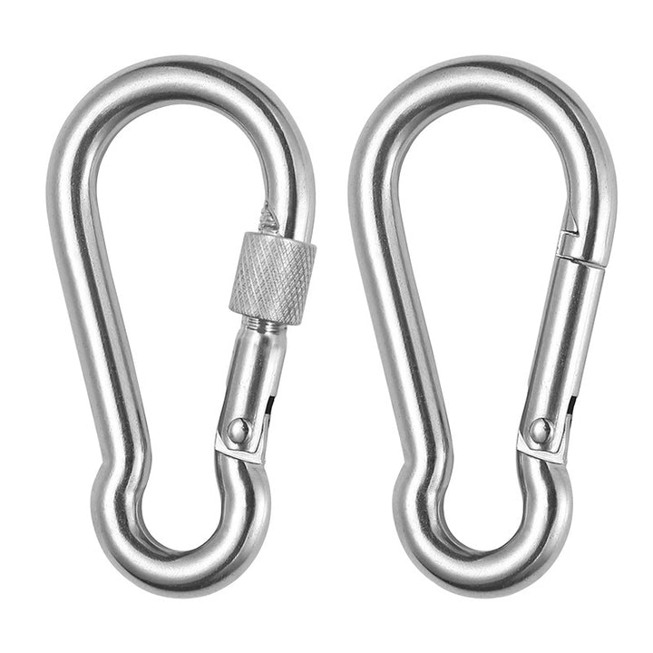 Safety Carabiner With Screw Lock And High Performance Structure Stornfield