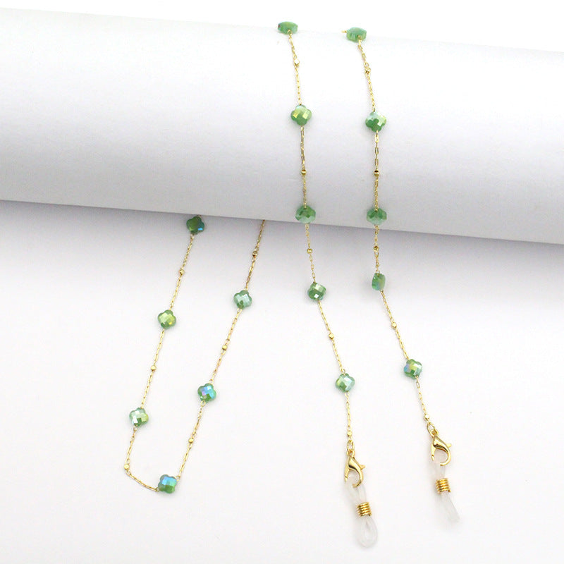 Elegant Crystal-Designed Eyewear Chain Stornfield