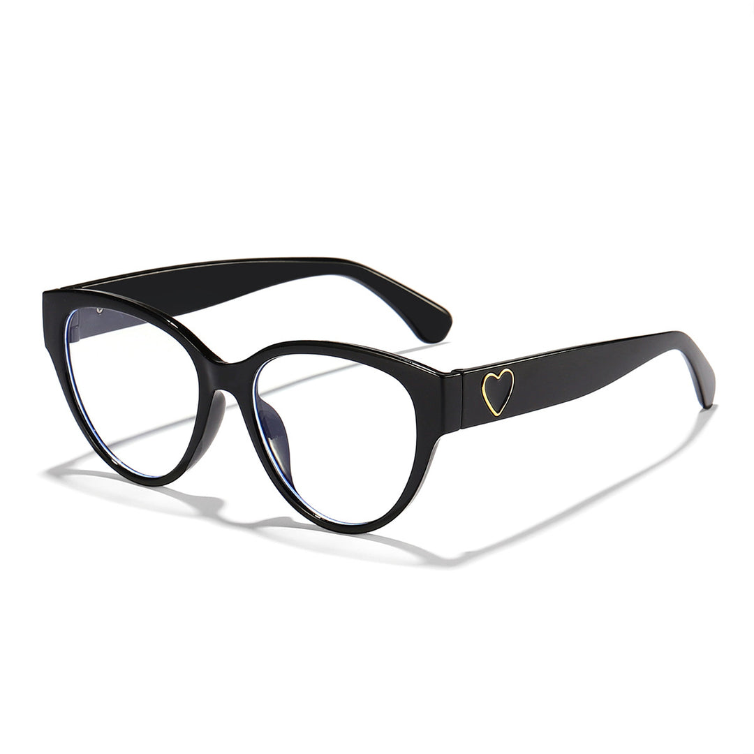 Ladies Cat-Eye Sunglasses with Heart-Shaped Detail and UV Protection Stornfield