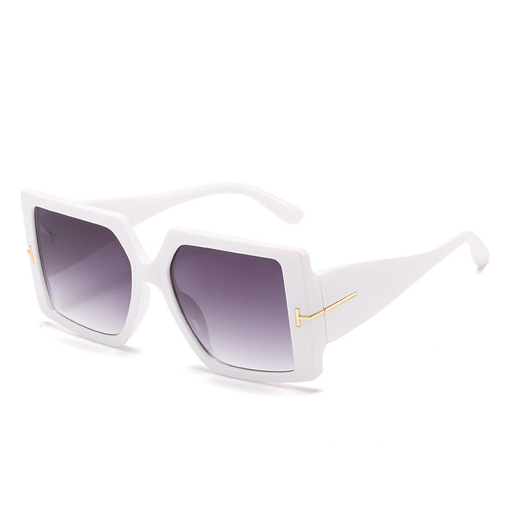 Oversized Geometric Shield Sunglasses Stornfield