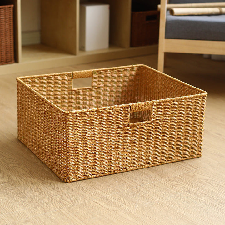 Woven Storage Bin with Ergonomic Handles Stornfield