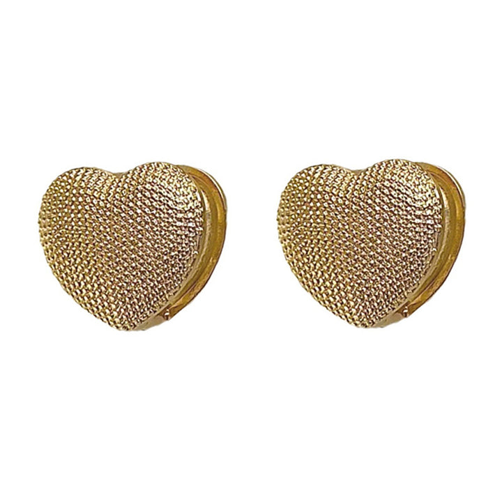 Finely Crafted Heart Stud Earrings Stornfield