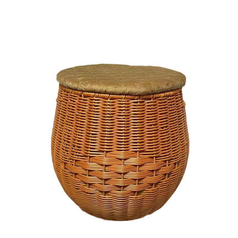 Women High-Quality Storage Basket with Padded Lid Stornfield