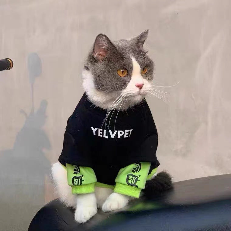 Pet Hoodie Sweatshirt for Cats and Small Dogs