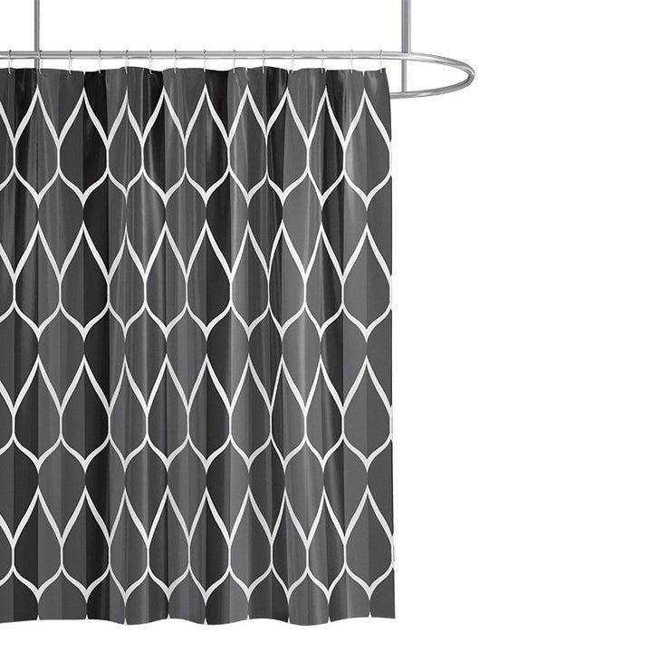 Women's Contemporary Diamond Pattern Shower Curtain Stornfield