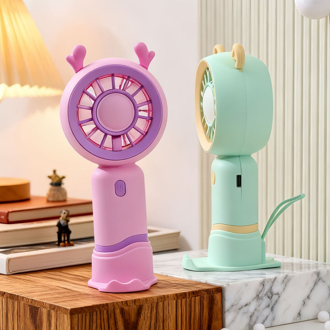 Women's Portable Mini Fan with Innovative Design and USB Charging Function Stornfield
