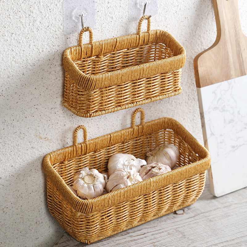 Handwoven Multi-Compartment Storage Basket Stornfield