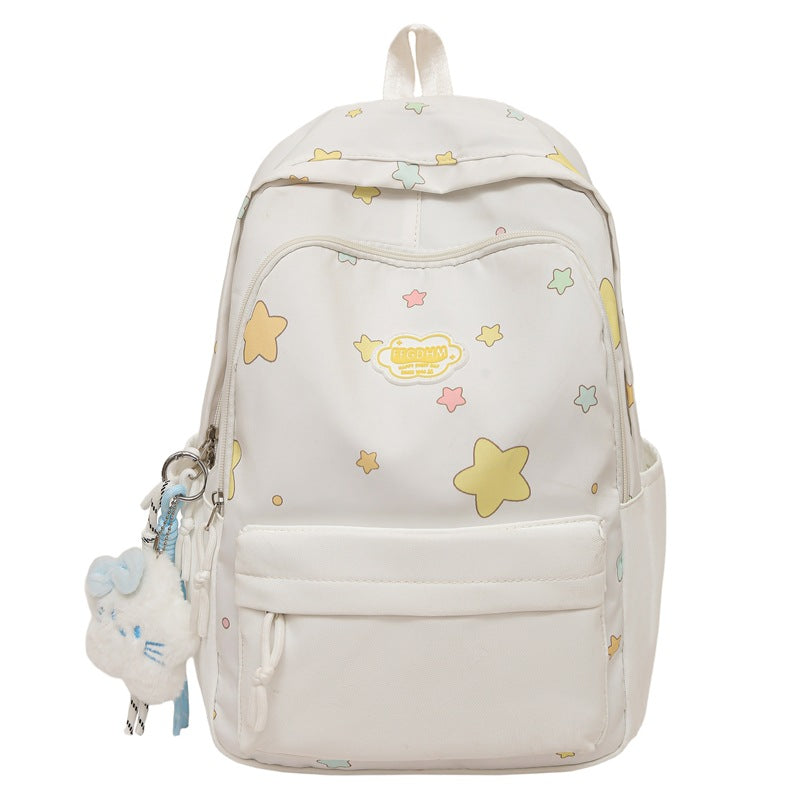 Playful Starry Print Backpack Stornfield