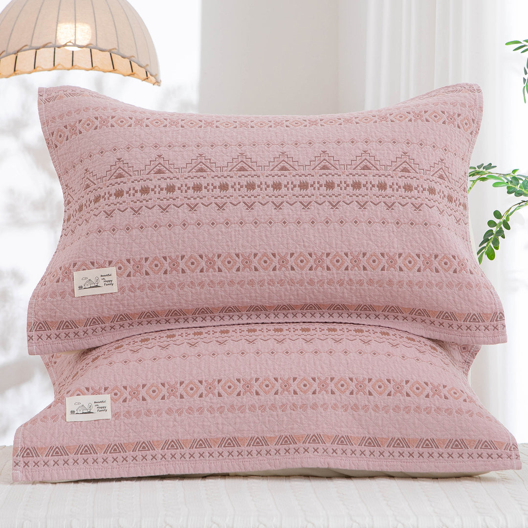 Women's pillowcase with modern checkered pattern Stornfield