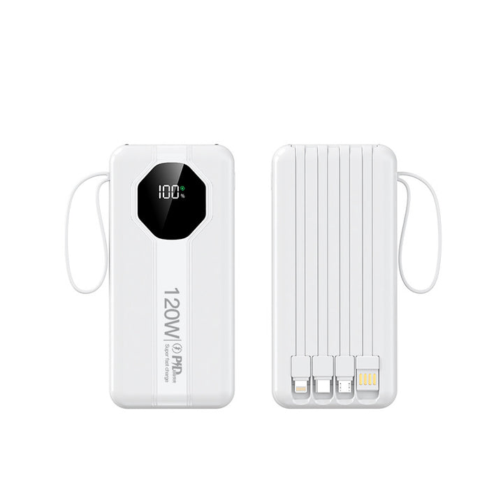 High-performance power bank with smart charging and digital charge level display Stornfield