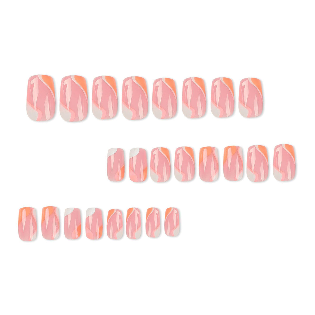 Elegant artificial nail extensions with modern gradient Stornfield