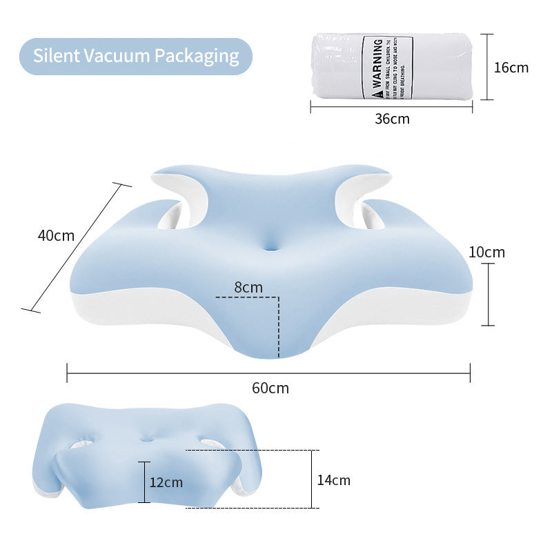 Ergonomic Neck And Shoulder Sleep Pillow With Cooling Gel Surface Stornfield
