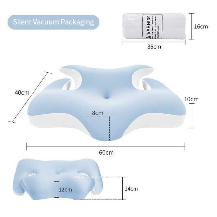Ergonomic Neck And Shoulder Sleep Pillow With Cooling Gel Surface Stornfield