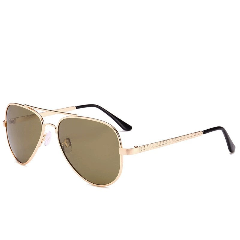 Men's Pilot Sunglasses with UV Protection and Trendy Metal Hinge Stornfield