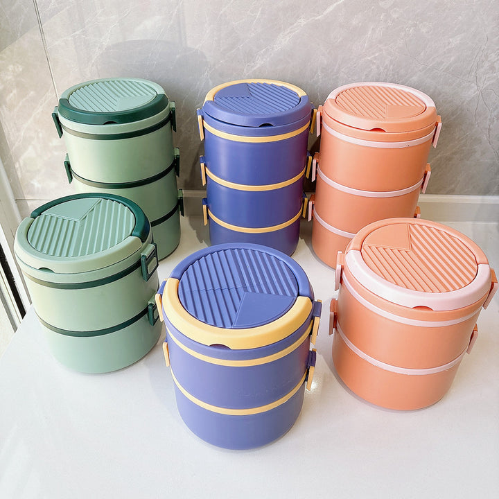 Stackable Multi-Compartment Food Storage