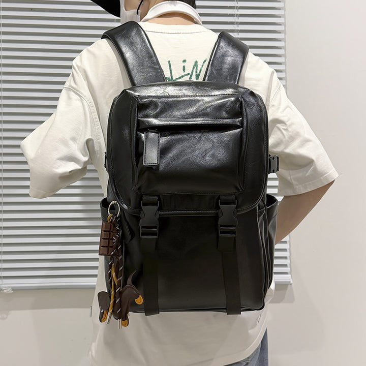 Structured Leather Backpack Stornfield