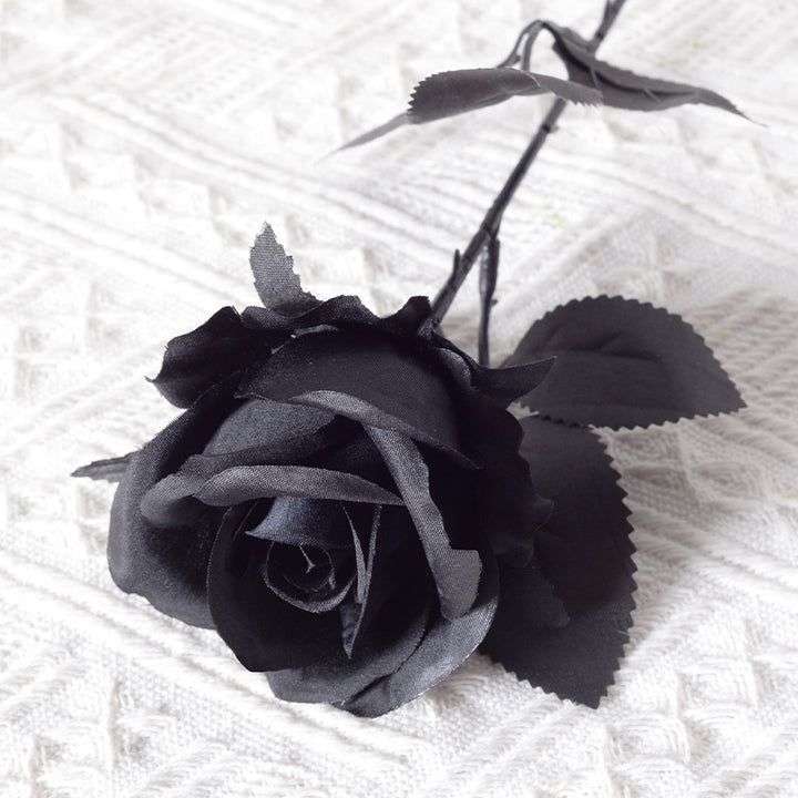 Realistic Silk Rose Decoration