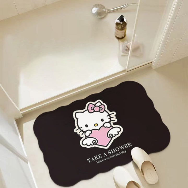 Cute Cartoon-Themed Bath Mat