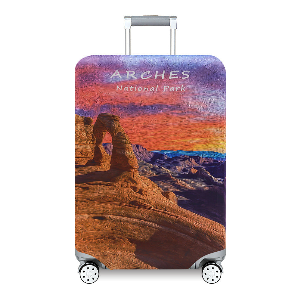 Women's Travel Suitcase with Colorful Floral Design Stornfield