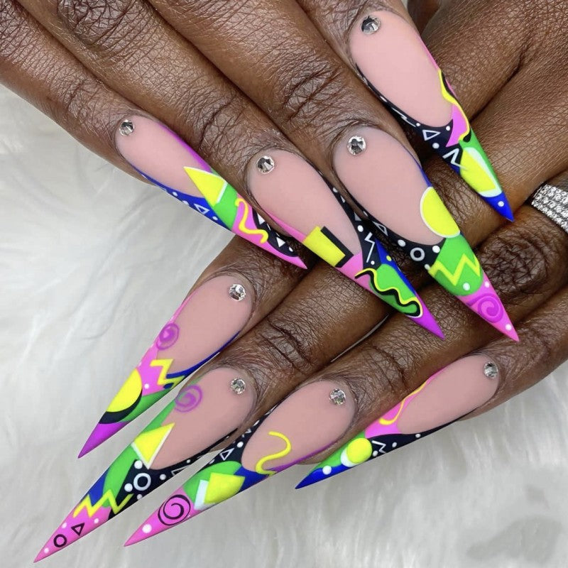 Art Nail Set in Creative Modern Design Stornfield