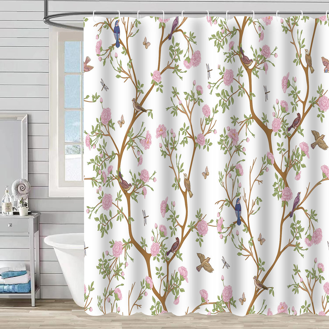 Nature-Inspired Shower Curtain Stornfield