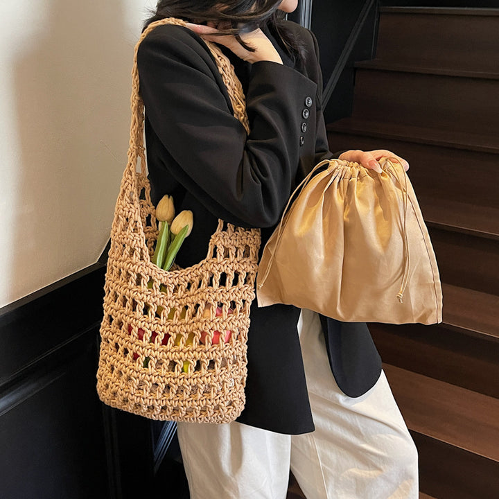 Fashionable Crocheted Tote Bag Stornfield