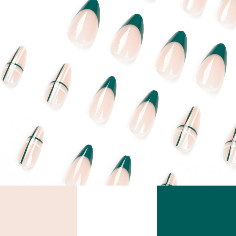 Artful nail art with modern geometric design Stornfield