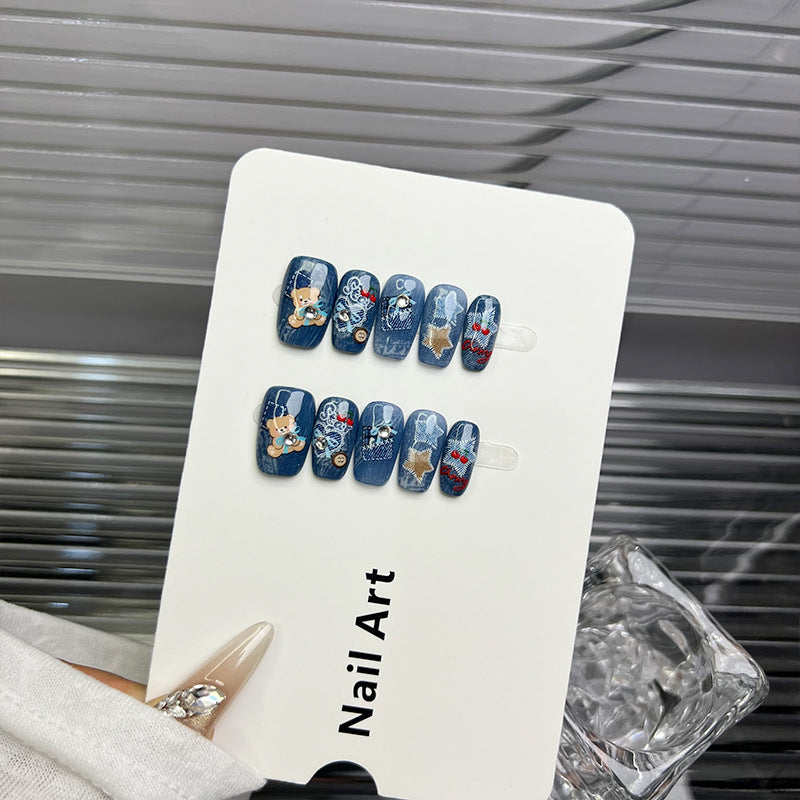 Whimsical Character Design Press-On Nails