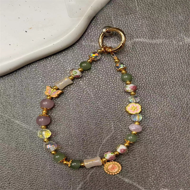 Decorative Beaded Charm Keychain Stornfield 1790135355