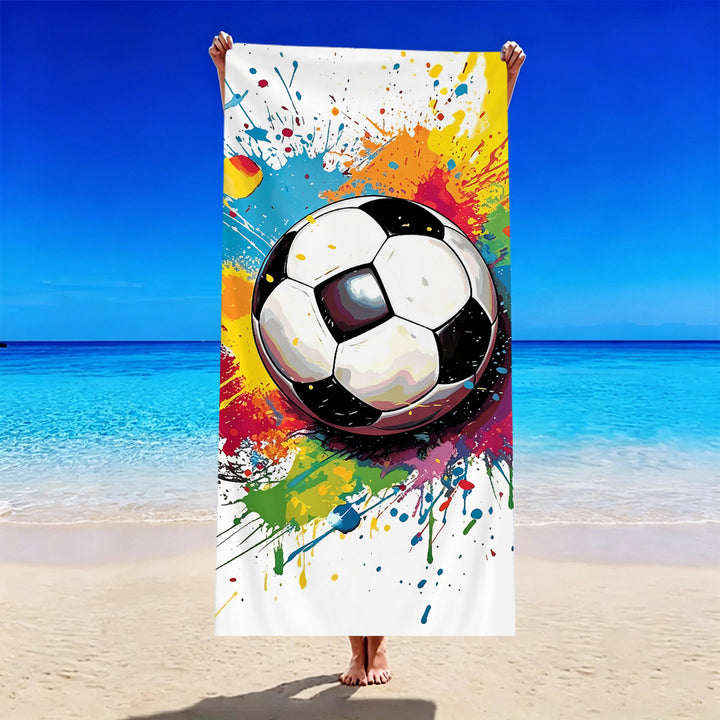 Football-themed beach towel Stornfield