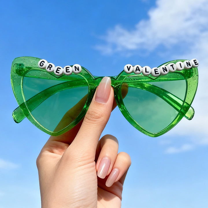 Playful Cat-Eye Sunglasses with Bead Accents Stornfield