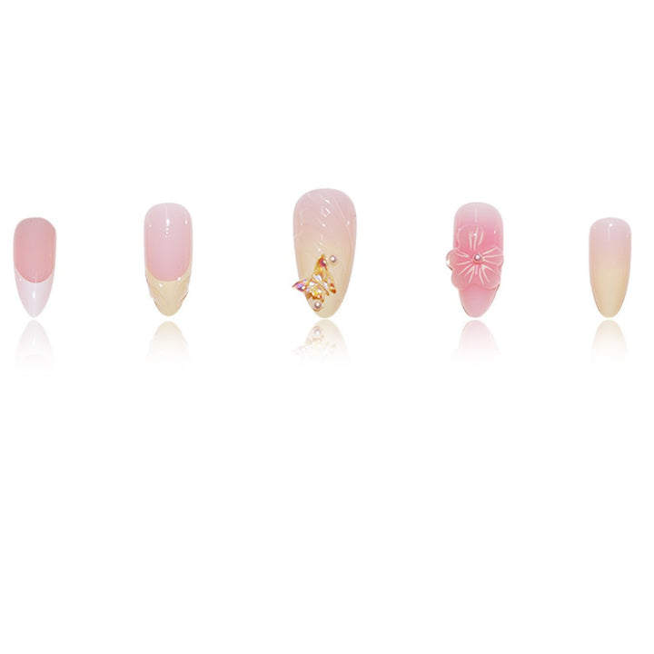 Floral-Inspired Decorative Press-On Nail Extensions Stornfield